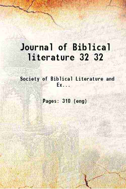 Journal of Biblical literature 32 32