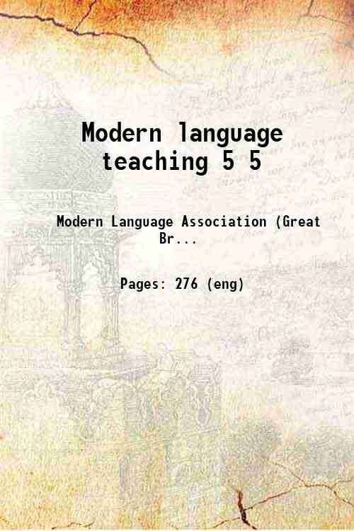 Modern language teaching 5 5