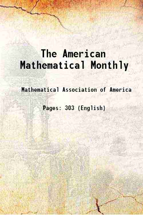 The American Mathematical Monthly 