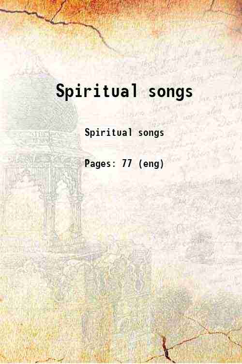 Spiritual songs 