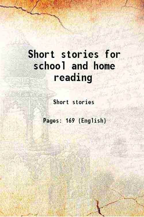 Short stories for school and home reading 