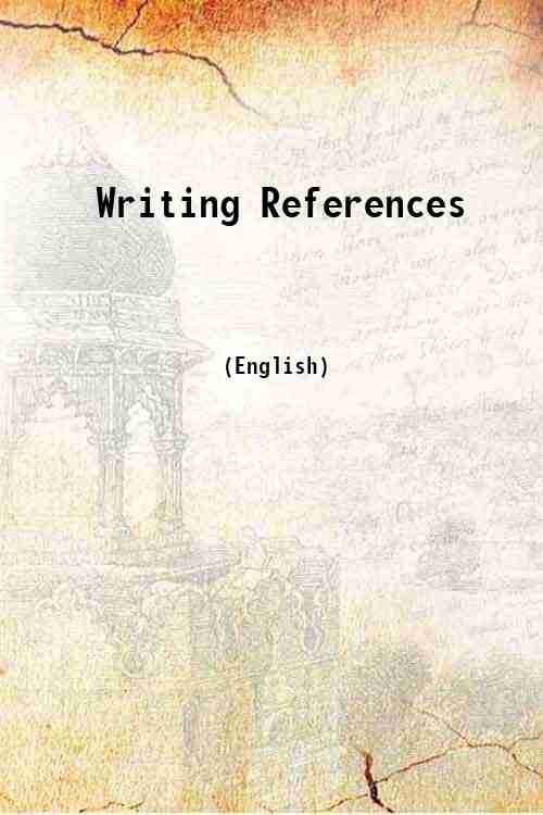 Writing References 