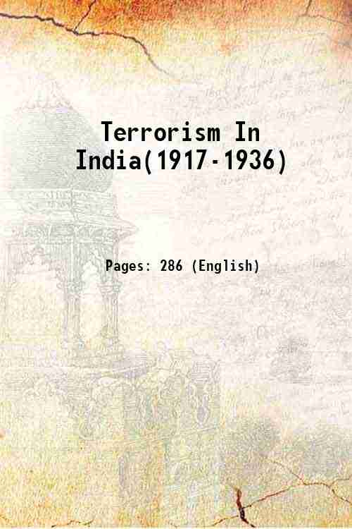 Terrorism In India(1917-1936) 