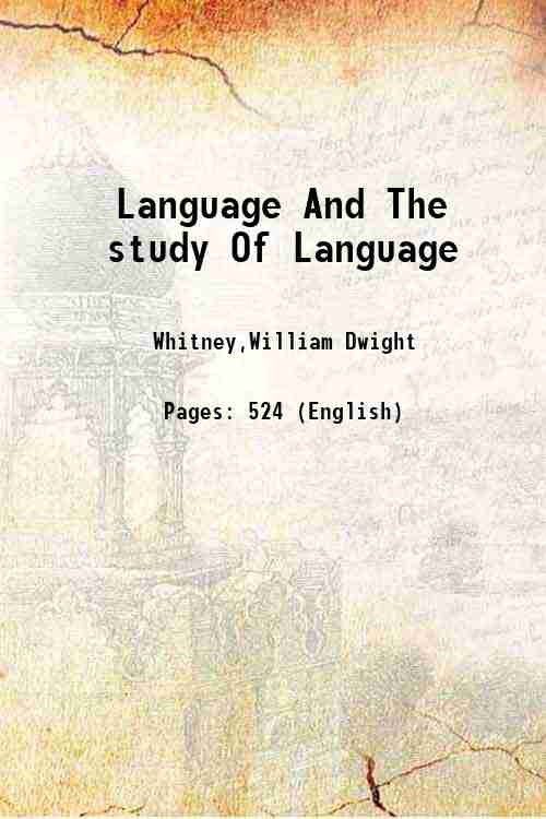 Language And The study Of Language 