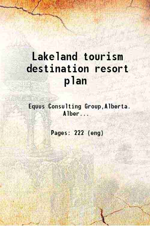Lakeland tourism destination resort plan 