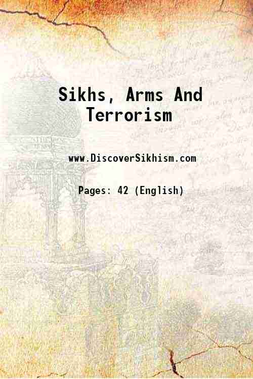 Sikhs, Arms And Terrorism 