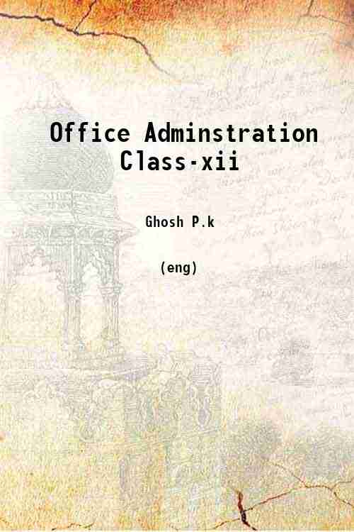 Office Adminstration Class-xii 