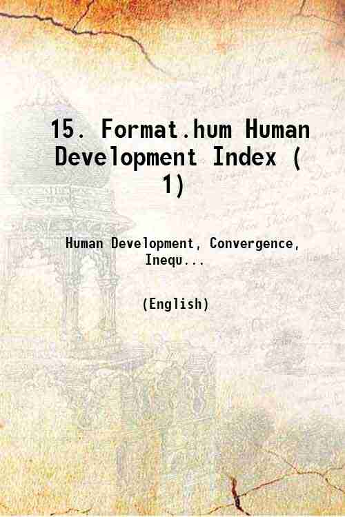 15. Format.hum Human Development Index ( 1) 