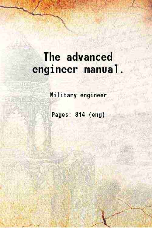 The advanced engineer manual. 