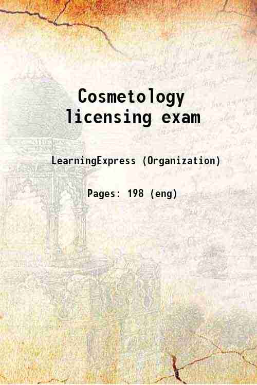 Cosmetology licensing exam 