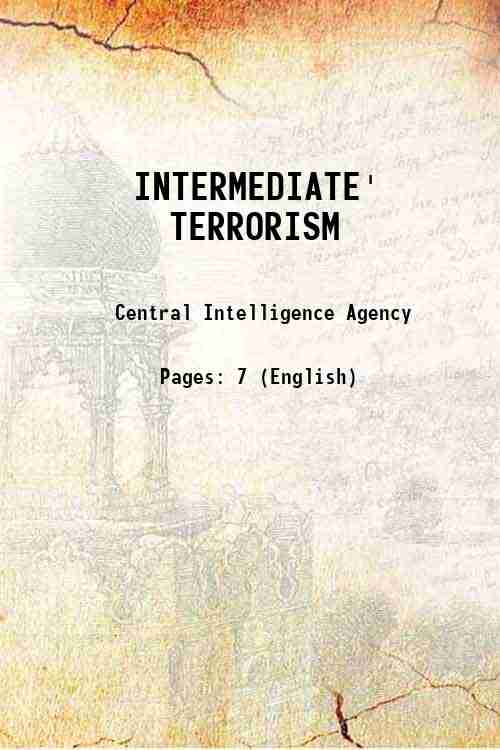 INTERMEDIATE' TERRORISM 