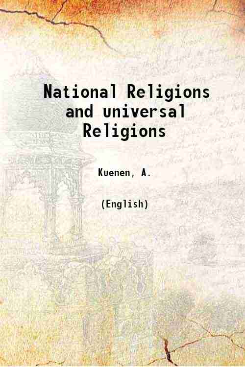 National Religions and universal Religions 