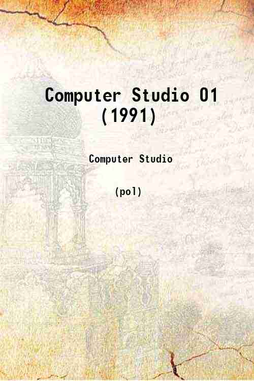 Computer Studio 01 (1991) 