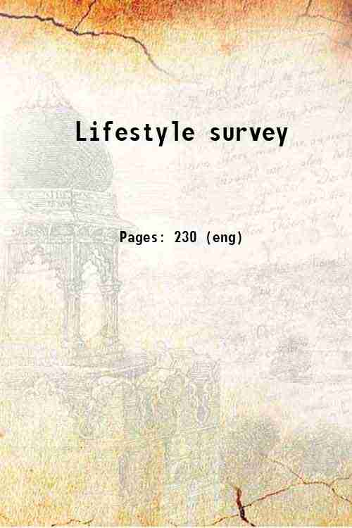 Lifestyle survey