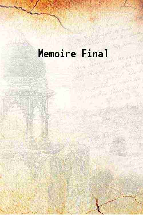 Memoire Final