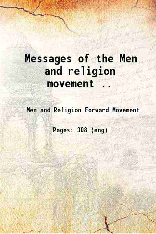 Messages of the Men and religion movement .. 