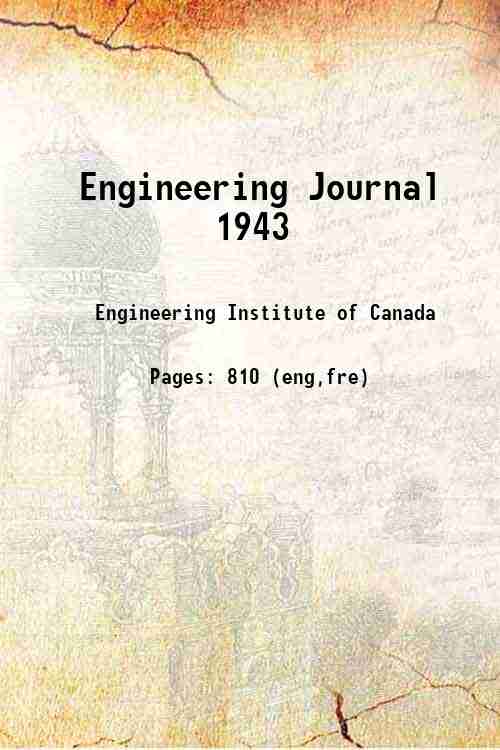 Engineering Journal 1943 
