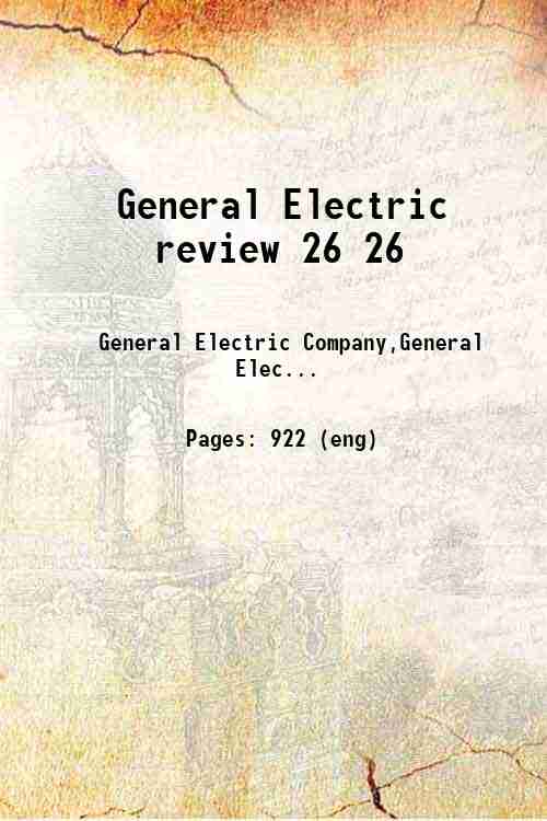 General Electric review 26 26