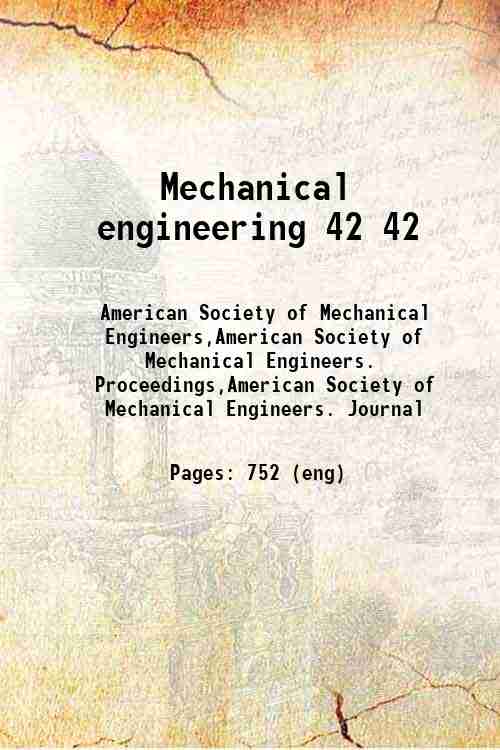 Mechanical engineering 42 42