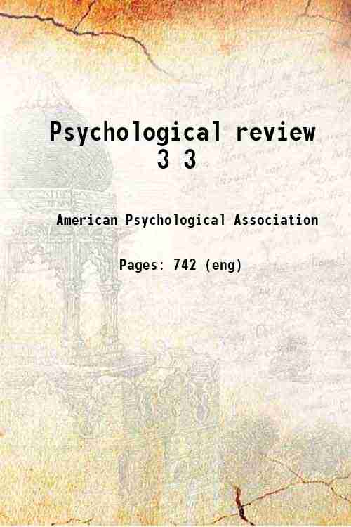 Psychological review 3 3