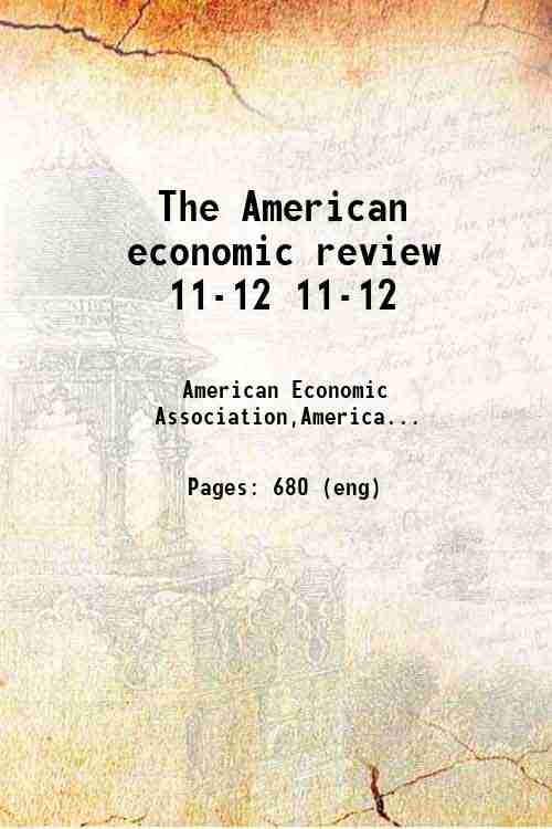 The American economic review 11-12 11-12
