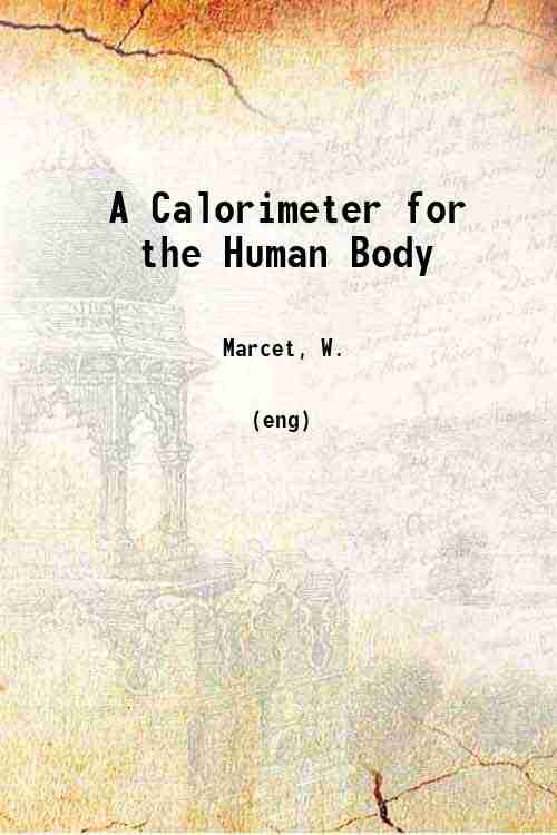 A Calorimeter for the Human Body 