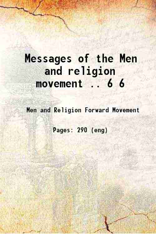 Messages of the Men and religion movement .. 6 6