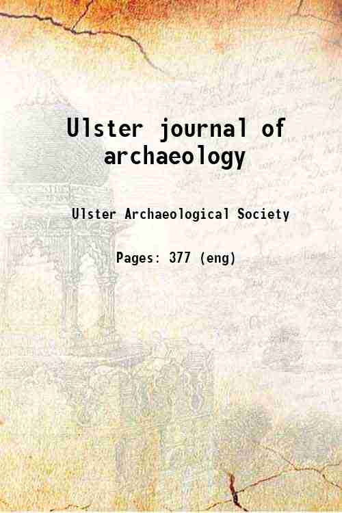 Ulster journal of archaeology 