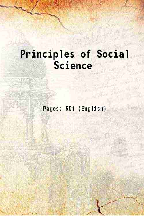 Principles of Social Science 