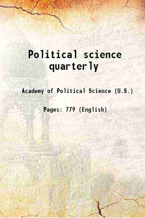 Political science quarterly 