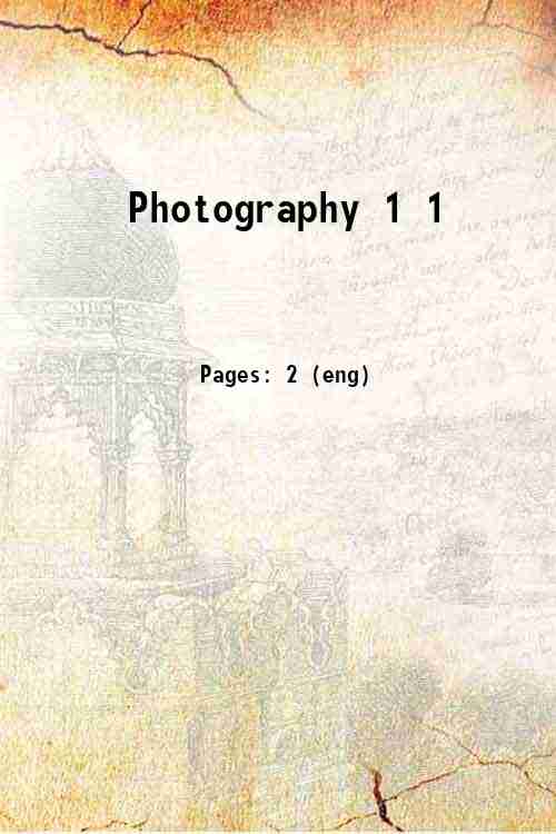 Photography 1 1