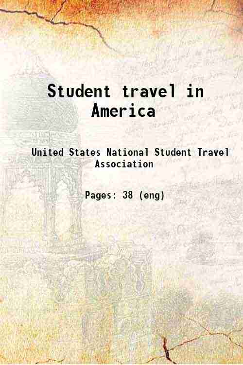 Student travel in America 