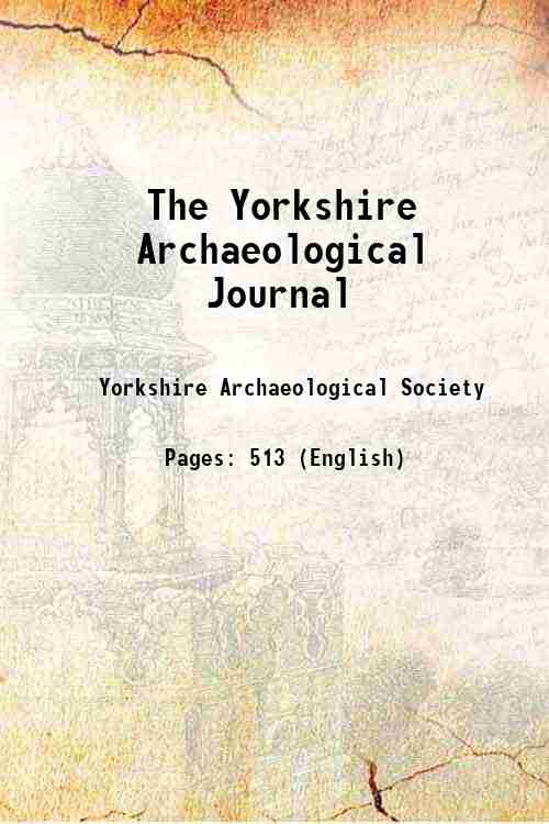 The Yorkshire Archaeological Journal 