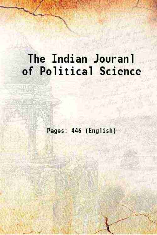 The Indian Jouranl of Political Science 
