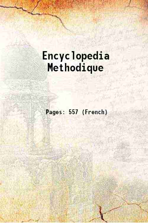 Encyclopedia Methodique 