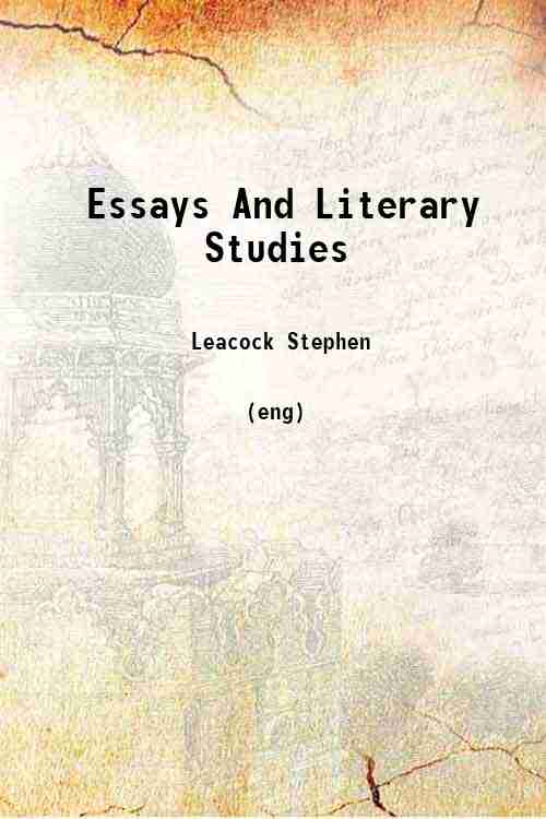Essays And Literary Studies 