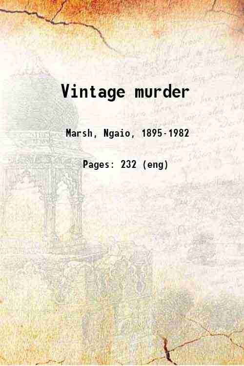Vintage murder 