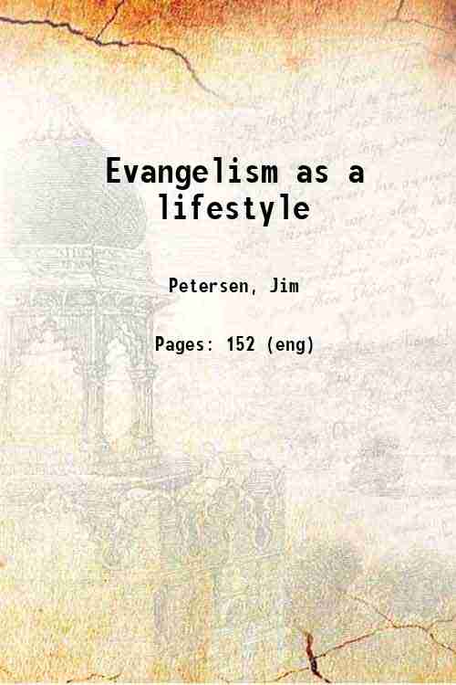 Evangelism as a lifestyle 