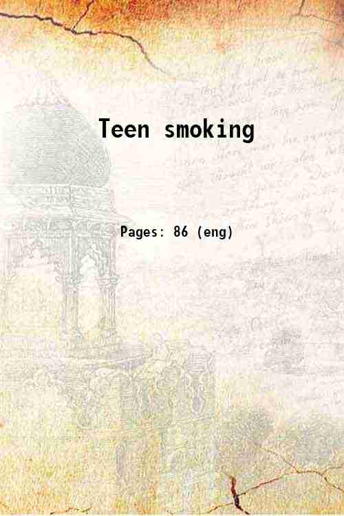 Teen smoking 