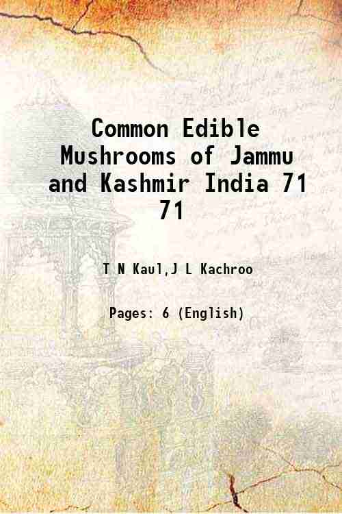 Common Edible Mushrooms of Jammu and Kashmir India 71 71