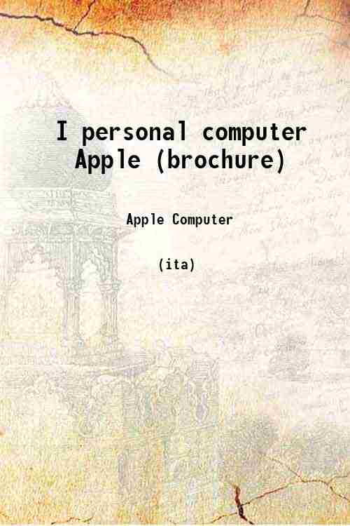 I personal computer Apple (brochure) 
