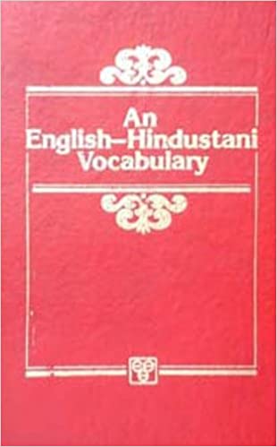 English Hindustani Vocabulary 