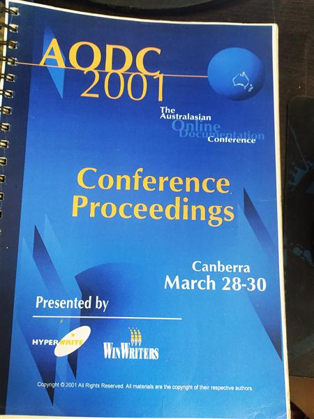 AODC 2001 The A8ustralasian Conference Proceedings 