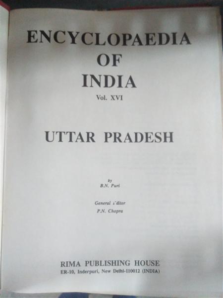 Encyclopaedia Of India Uttar Pradesh 