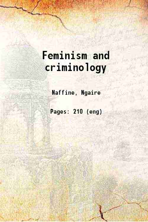 Feminism and criminology
